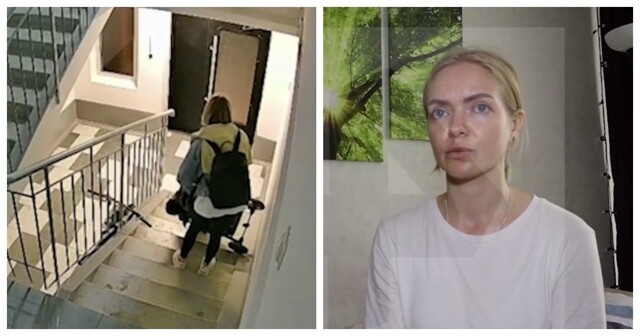 Молодая мать, прославившаяся своим неадекватным поведением в подъезде, заявила, что готова понести наказание по закону