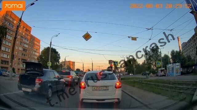 Встретились два бейсболиста в Ижевске "Дорожная ярость"