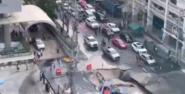 Масштабный обвал грунта в Бангкоке