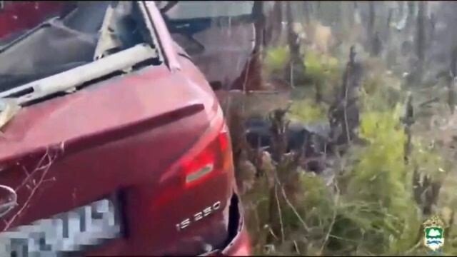 Лобовое столкновение в Курганской области, ДТП "Последние кадры"