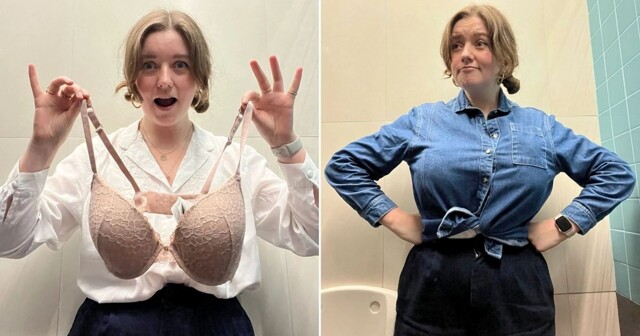 Бюстгальтер вместо сумки: девушка нашла способ не платить за багаж