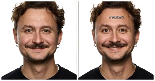 Парень сделал фотографию на паспорт с улыбкой