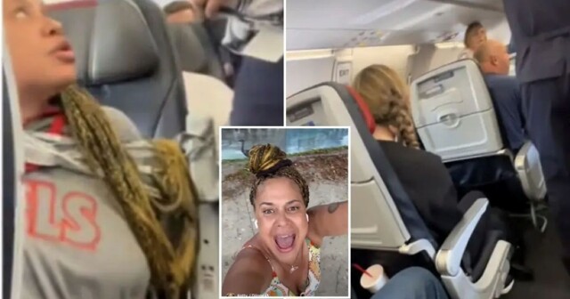 В США пассажирку примотали к сиденью скотчем после того, как та напала на стюардессу