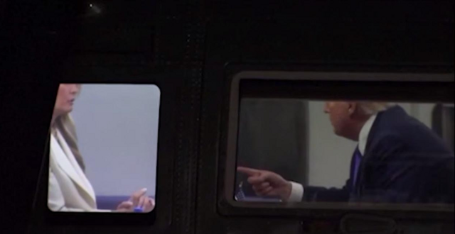 Журналисты засняли ссору Дональда и Мелании Трамп