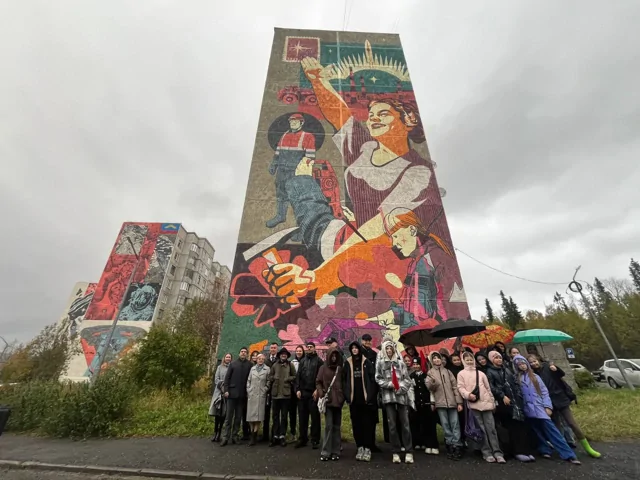 В Ковдоре открыли арт-объект «Северный триптих»