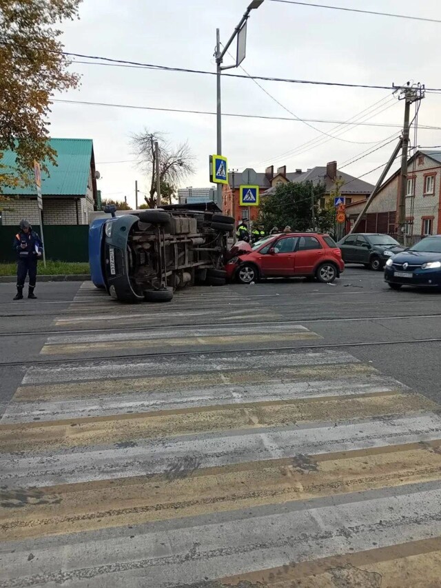 ДТП с ГАЗелью в Ульяновске