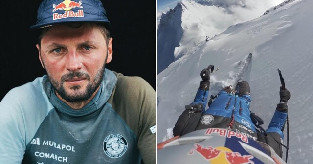 Впервые в истории: польский смельчак спустился с вершины Эвереста на лыжах и без кислородного баллона