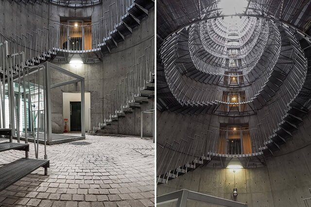 Тайна за обычным фасадом: «колодец» с микроквартирами в центре Токио