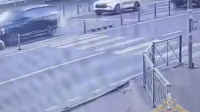 ДТП на пешеходном переходе в Подольске, Подмосковье