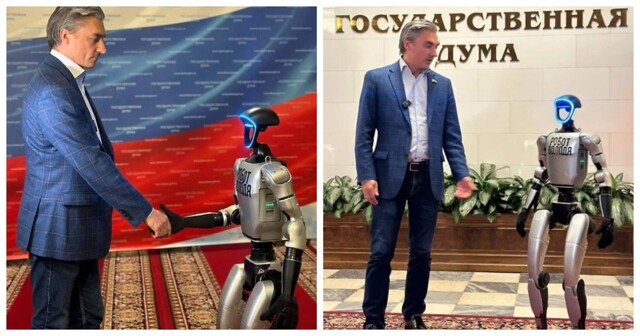 Депутат Госдумы завёл себе робота-помощника Володю