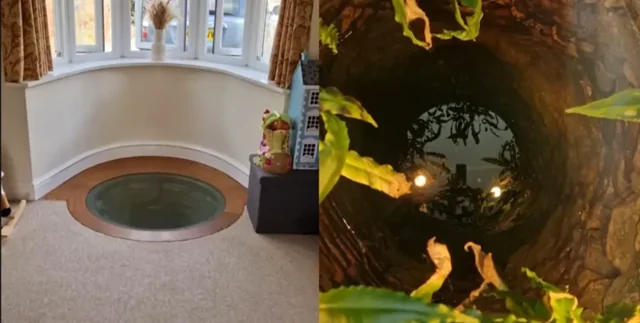 Колодец в гостиной:   необычное "архитектурное чудо"