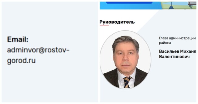Жители Ростовской области пожаловались на название официальной почты главы района