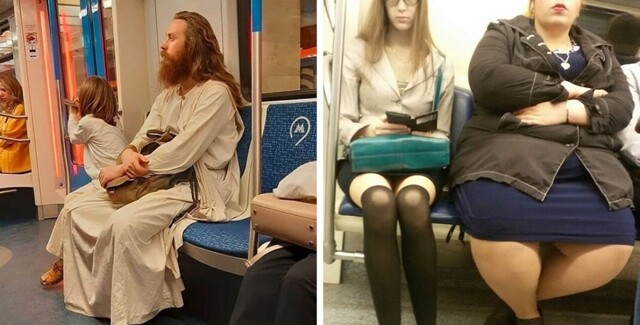 20 редких представителей рода человеческого в самом обычном вагоне метро