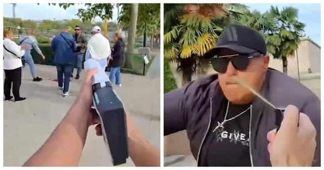 Эпичная стычка в Париже: блогер разогнал уличных воришек