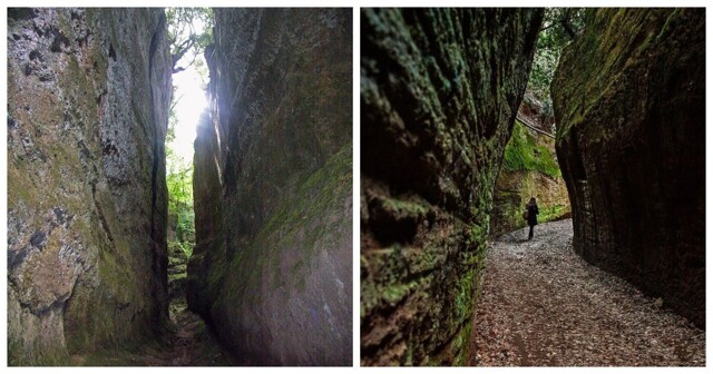 Тайна тосканских дорог, прорезанных в камне