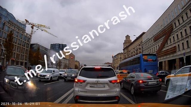 ДТП в Москве на Садовом кольце "BMW и Kia"