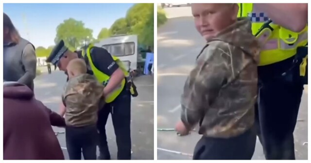 В Британии полиция надела наручники на двух 10-летних мальчиков