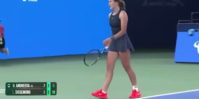 Российская теннисистка громко выругалась во время матча в Китае