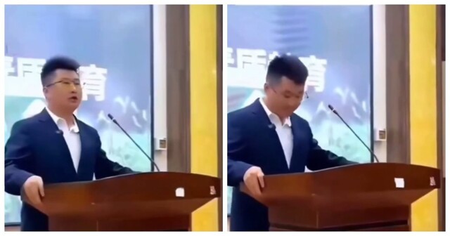 Китаец с ментальными трудностями преодолел страх и выступил на форуме по инновациям