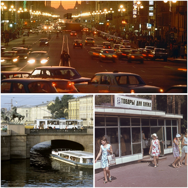 Прогулка по Ленинграду 1986 года