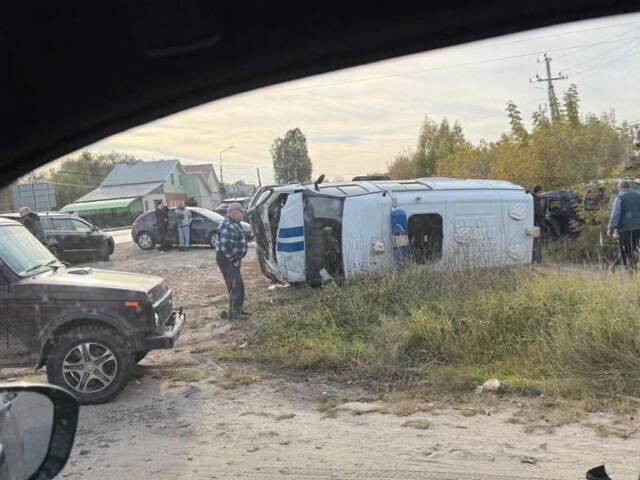 ДТП в Нижегородской области "Полицейский автомобиль и ВАЗ"