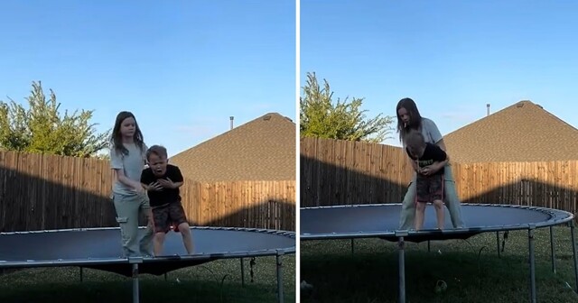 Девочка спасла младшего брата от удушья