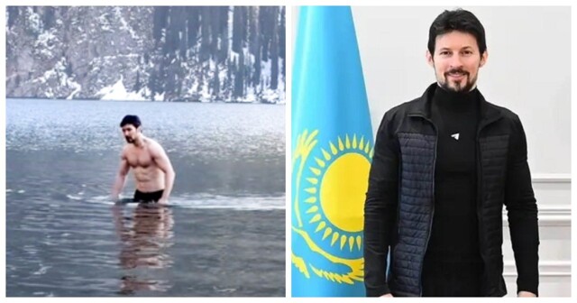 Павлу Дурову пригрозили штрафом за купание в заповедном озере в Казахстане