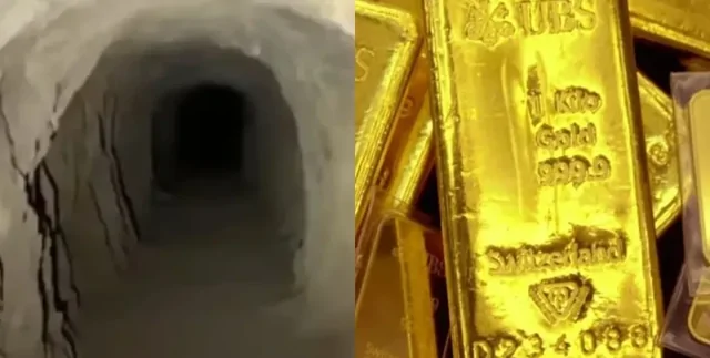 9 дней под землей: мужчина прорыл тоннель и украл четыре килограмма золота