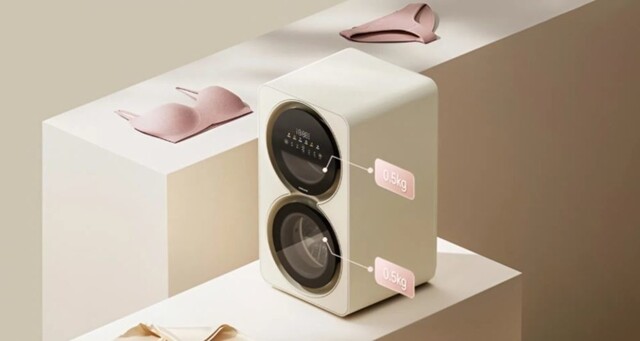 В Китае выпустили компактную стиральную машину для трусов и носков