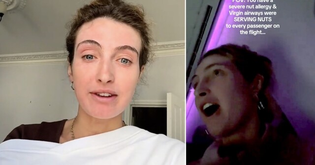 Пассажирка потребовала исключить ореховый пирог из меню