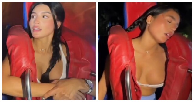 Девушка теряет сознание на аттракционе — снова и снова!