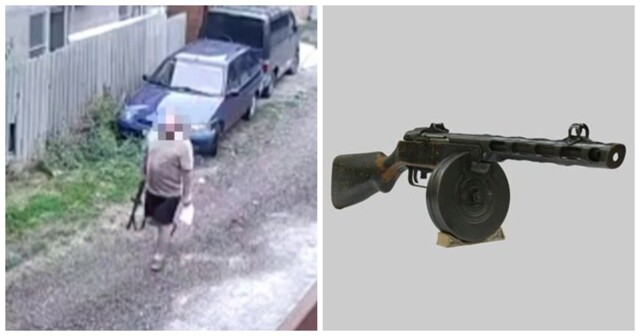 В Пятигорске владелец частного дома в ответ на требование оплатить вывоз мусора достал ППШ