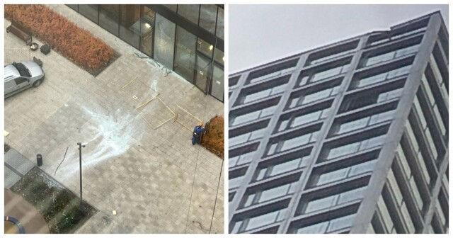 Окно упало с 50-го этажа и едва не лишило жизни мужчину