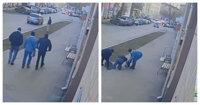 Мужчина сломал ногу, провалившись в колодец