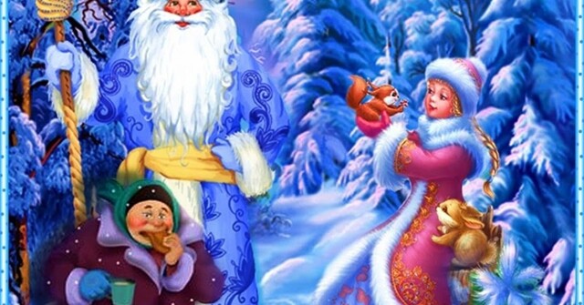 Как выглядели персонажи в двух советских сказках "Морозко"