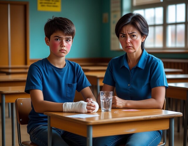 «Еле разняли»: в Бурятии ученик сломал руку в драке с учителем