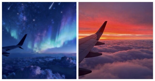 Как сделать эффектное фото из самолёта
