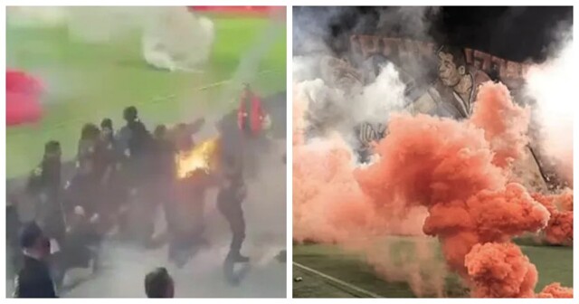 Матч по футболу в Тель-Авиве отменили из-за бесчинств израильских фанатов