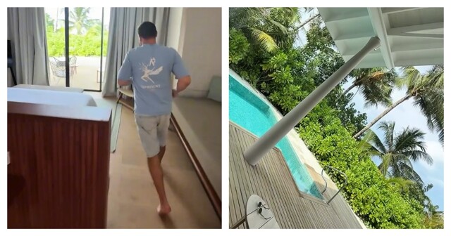 Обзор виллы на Мальдивах пошёл не по плану