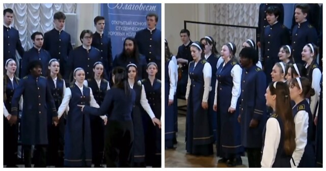 Хор «Montem» Санкт-Петербургского Горного университета исполнил «Baba Yetu»