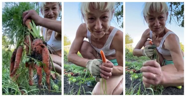 Нестандартный способ помыть морковь