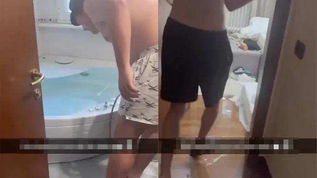 Отдых в гостинице закончился затоплением номера