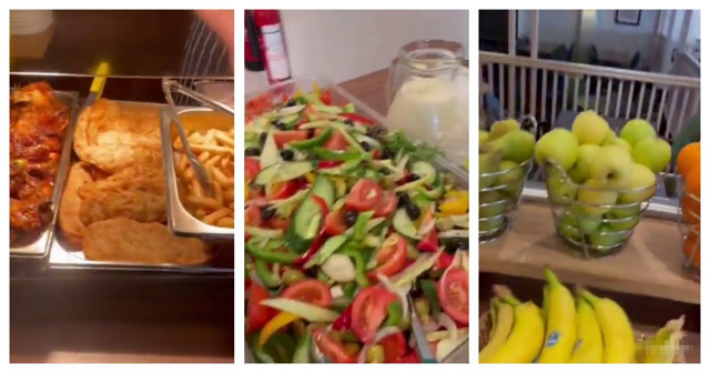 Британец показал, чем кормят мигрантов, живущих в отеле