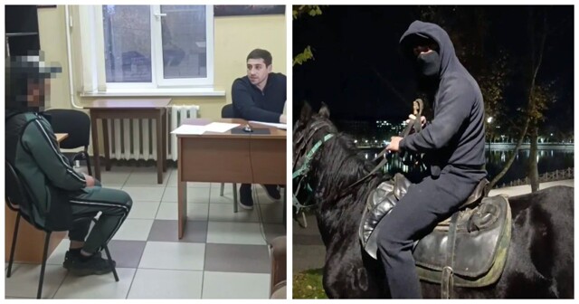 В Кисловодске задержали всадника, избившего плёткой пенсионеров за замечание