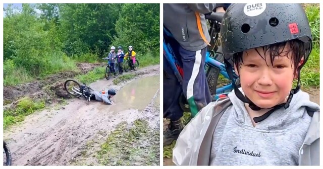 Когда падение не мешает улыбке