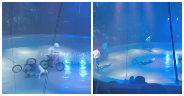 В Казани артист цирка упал и потерял сознание во время представления