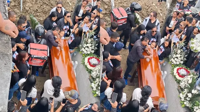 Курьер с цветами упал в свежевырытую могилу на похоронах