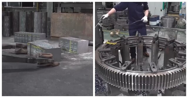 Как делают 50-тонные поворотные подшипники