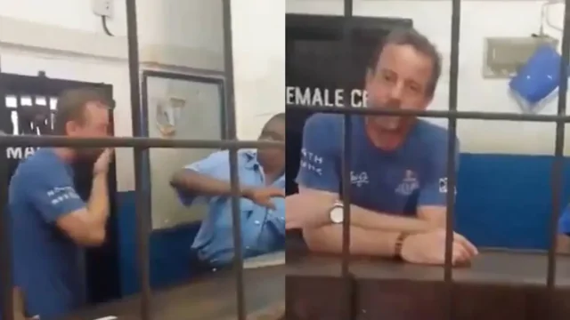 Голландский турист в Кении устроил безумный скандал: плюнул в лицо полицейскому