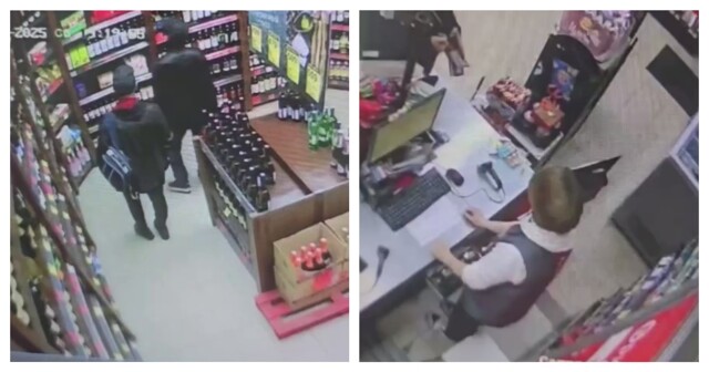 Мужчины украли алкоголь из магазина